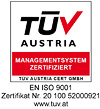 TÜV Austria zertifiziert